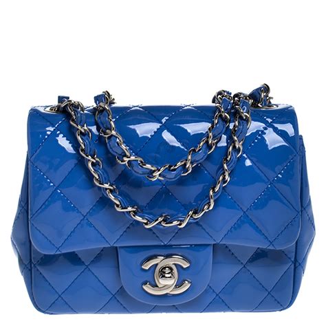 blue classic chanel bag|Classic Handbags .